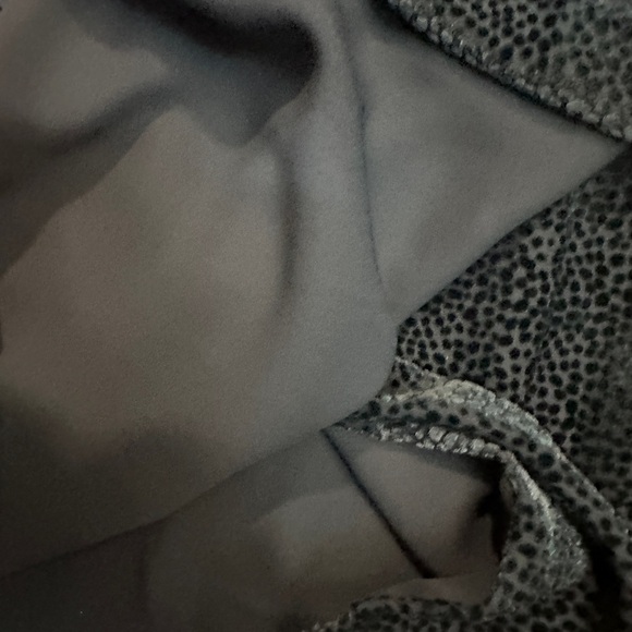 Intermix Women’s Silk Blend Teal Long Sleeve Wrap Dress, Size 0 - Picture 11 of 16